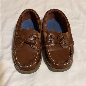 Brown Kids Boat Shoes
